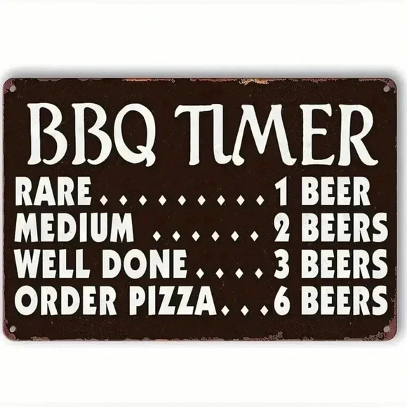 Funny BBQ Sign - Picture 1 of 2